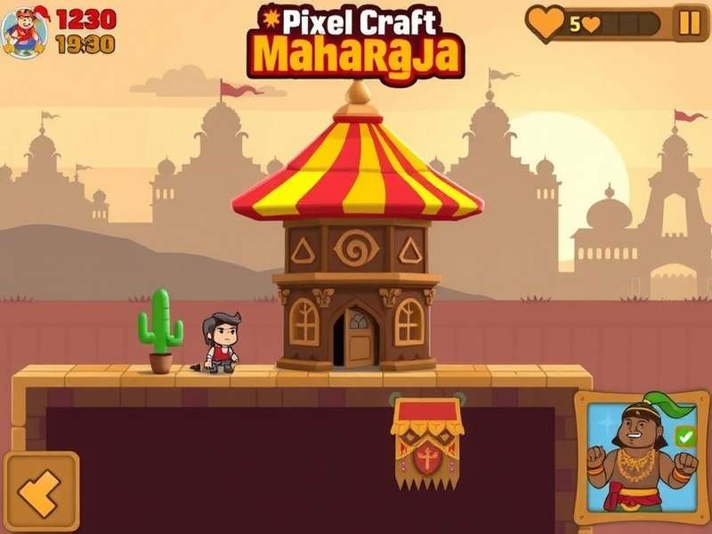 Pixel Craft Maharaja Game Screenshot